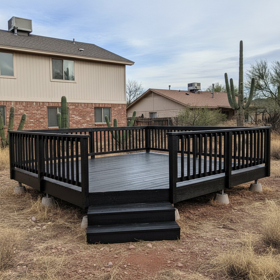 Deck Railing Repair completed by Midway Deck Solutions in Glendale, AZ