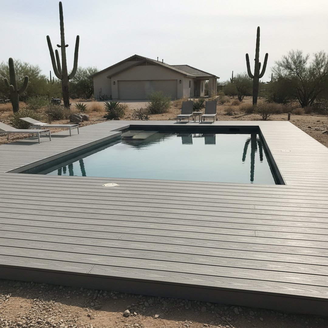 Deck Resurfacing completed by Midway Deck Solutions in Tempe, AZ
