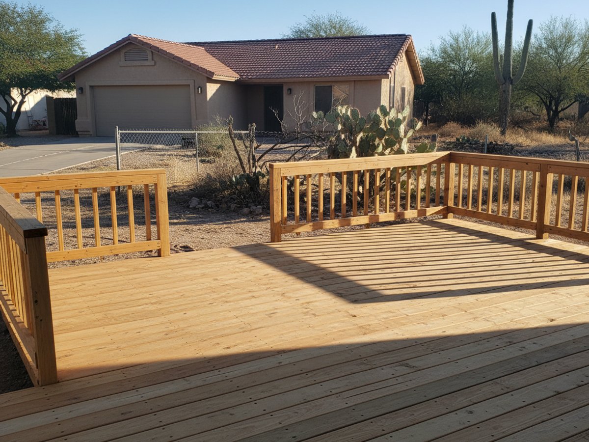 Deck Resurfacing completed by Midway Deck Solutions in Gilbert, AZ