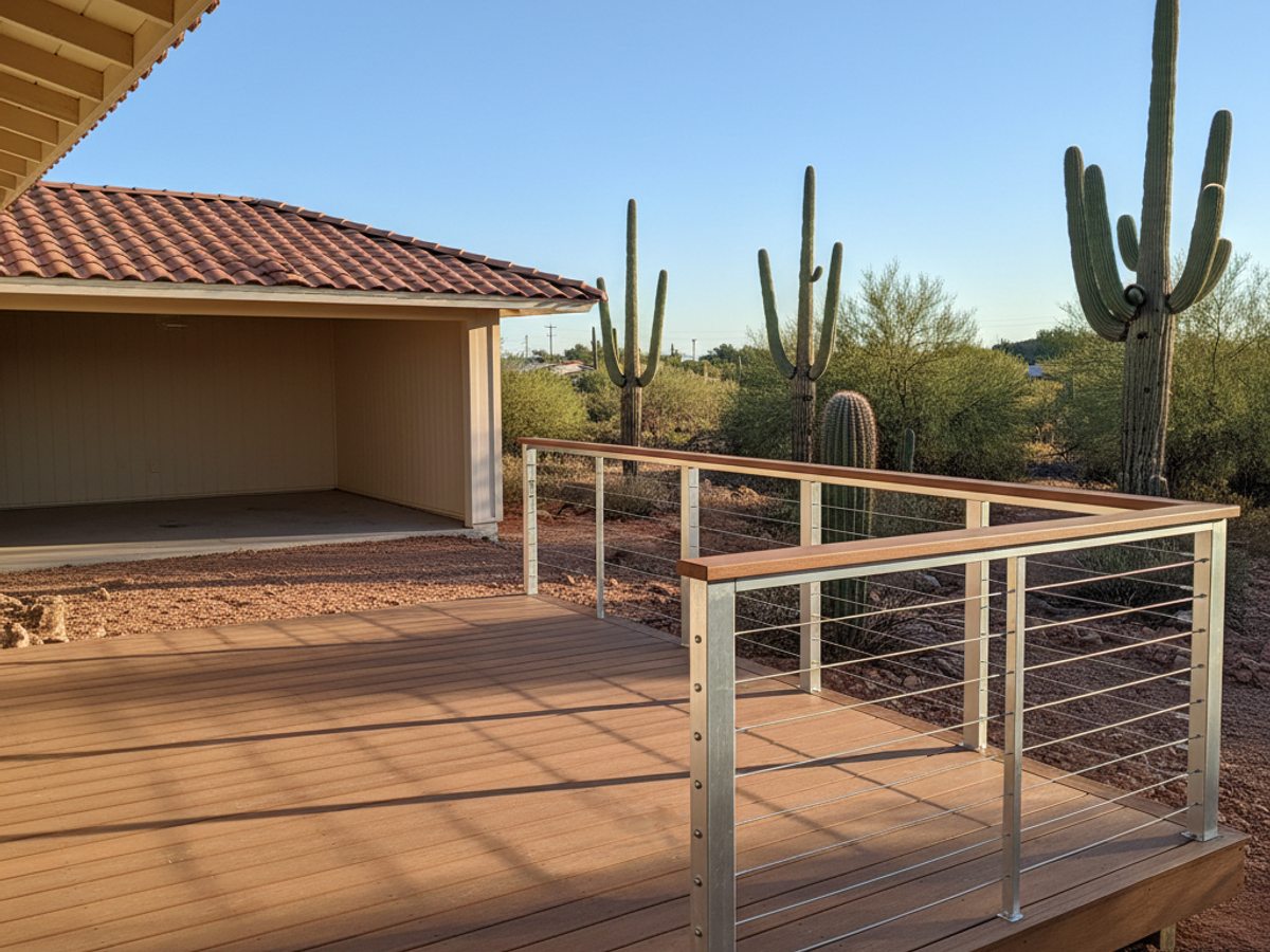 Deck Staining & Sealing completed by Midway Deck Solutions in Goodyear, AZ